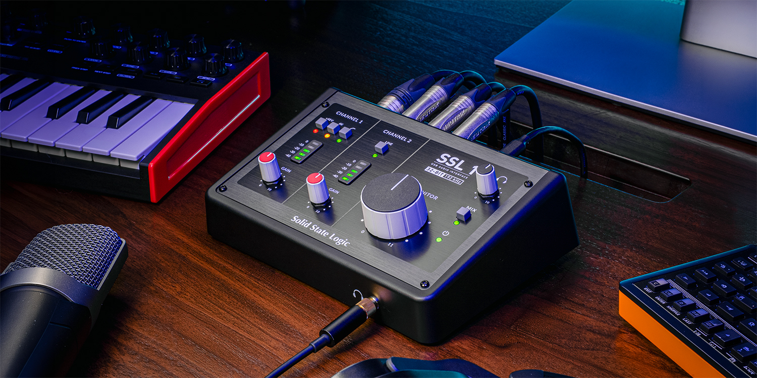 Solid State Logic SSL 1 USB-C Audio Interface | Portable 2-In/2